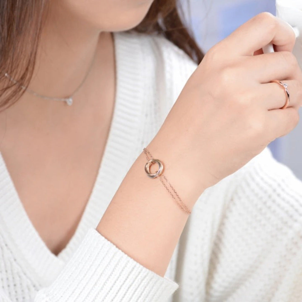 Three laps Chain Bracelet