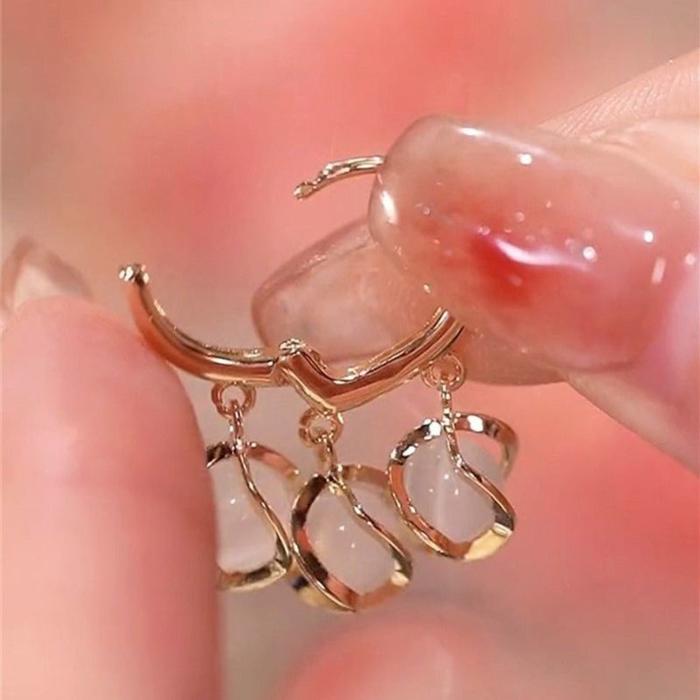 Delicate opal Stud earrings