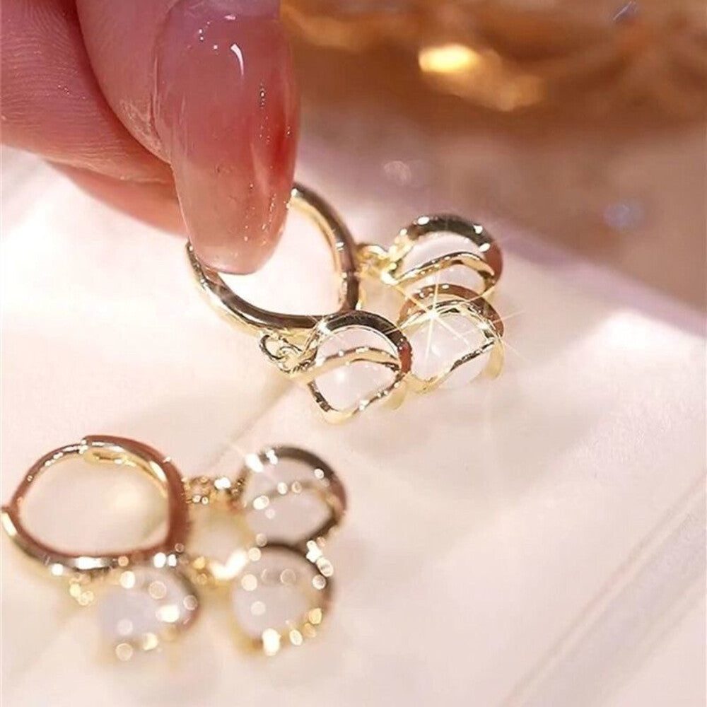 Delicate opal Stud earrings