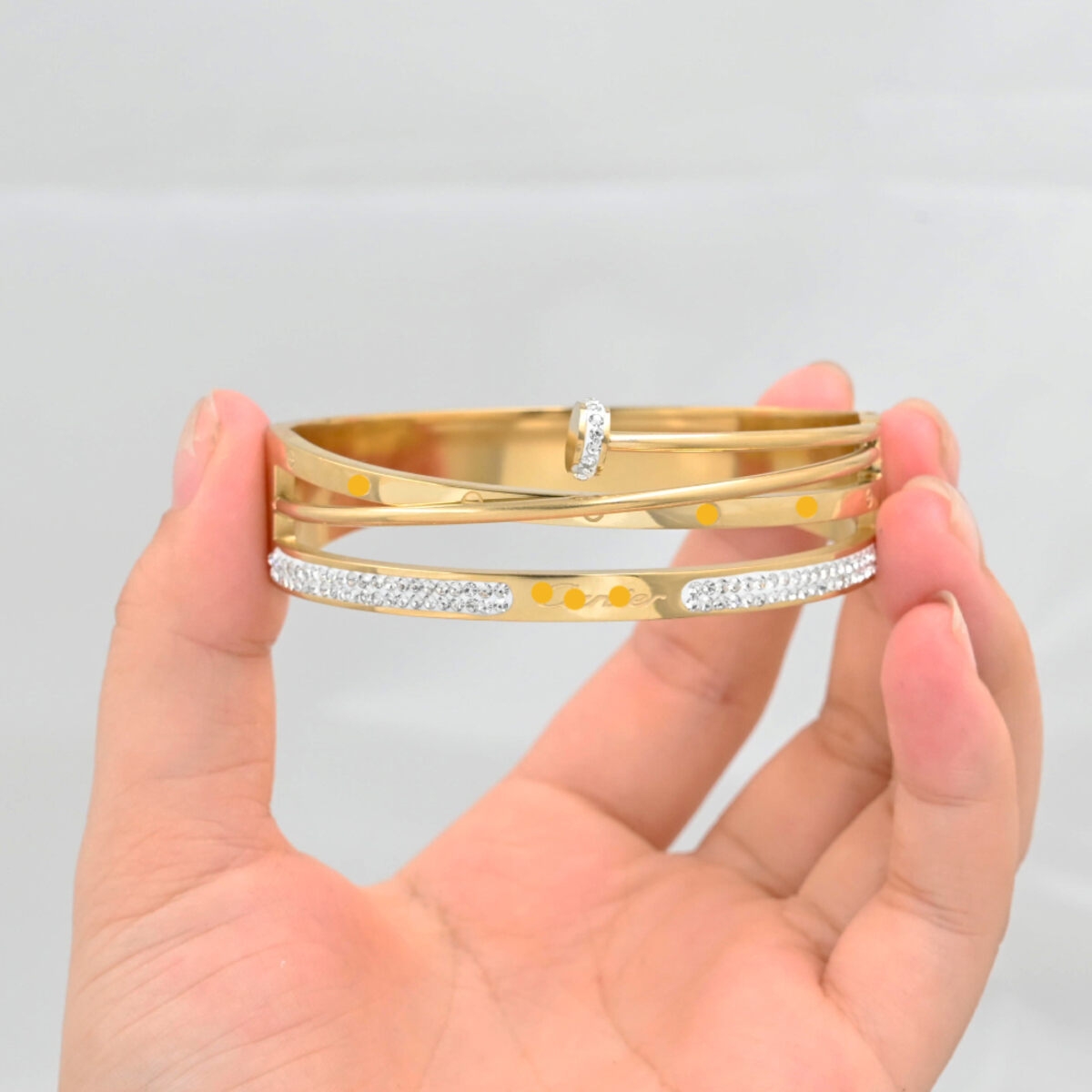 Radiant Gold Plated Wrist Bangle
