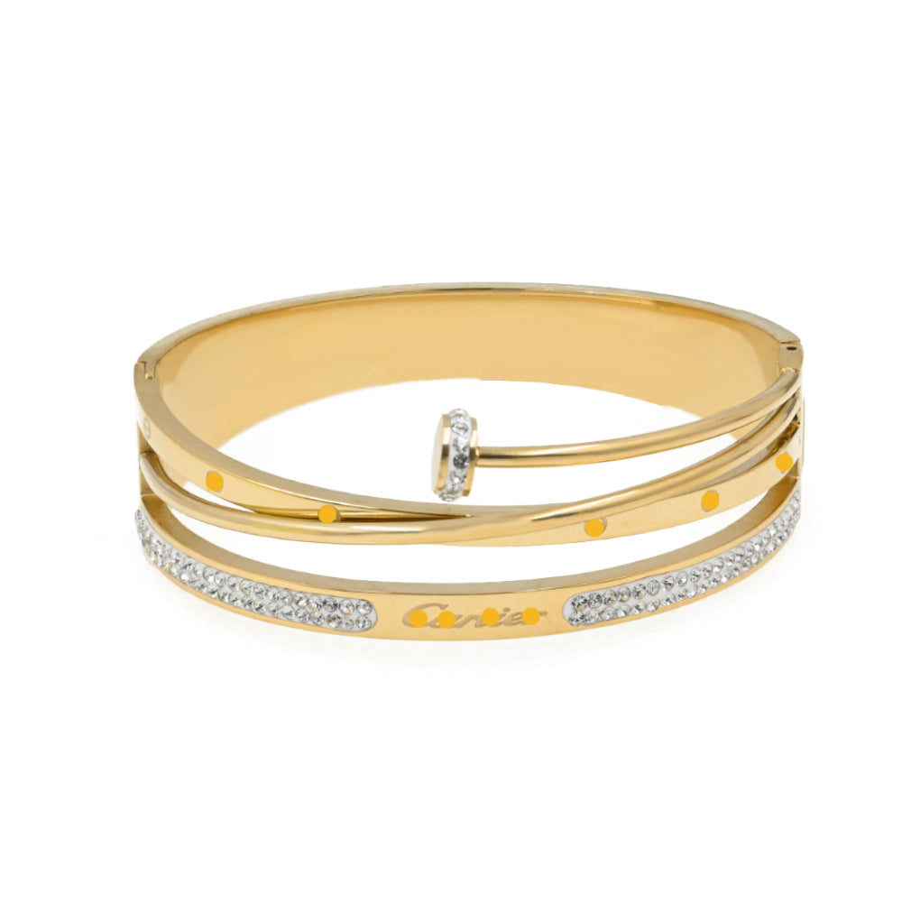 Radiant Gold Plated Wrist Bangle