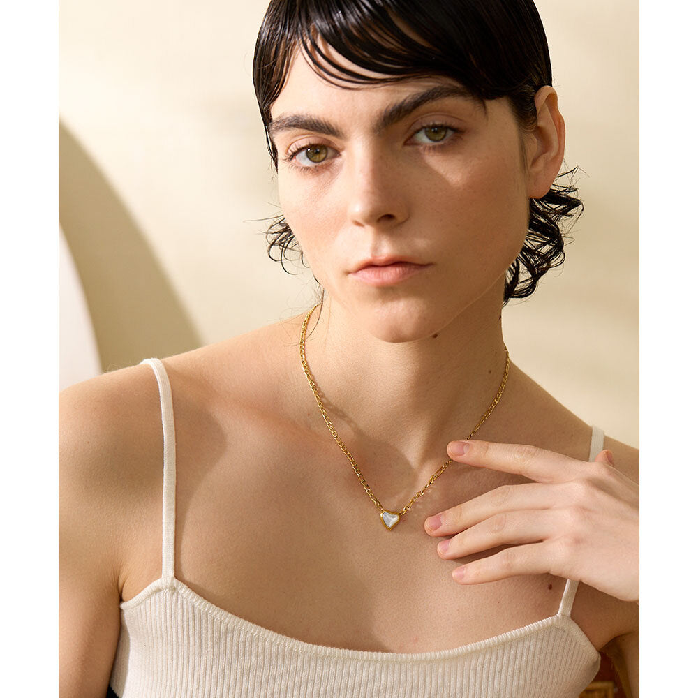 Heart Natural Shell Necklace