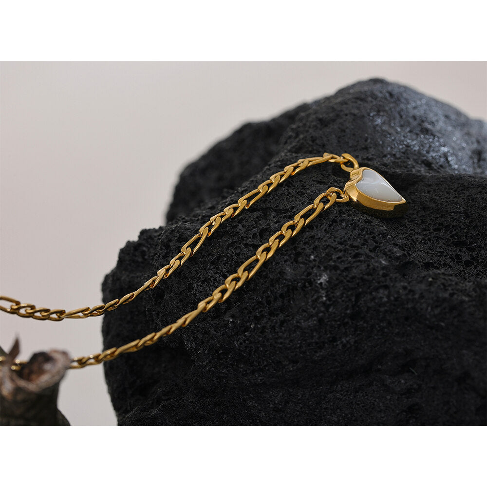 Heart Natural Shell Necklace
