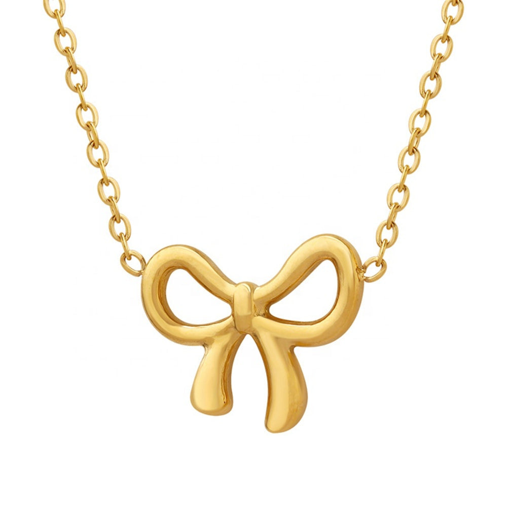 Aesthetic Bow Necklace