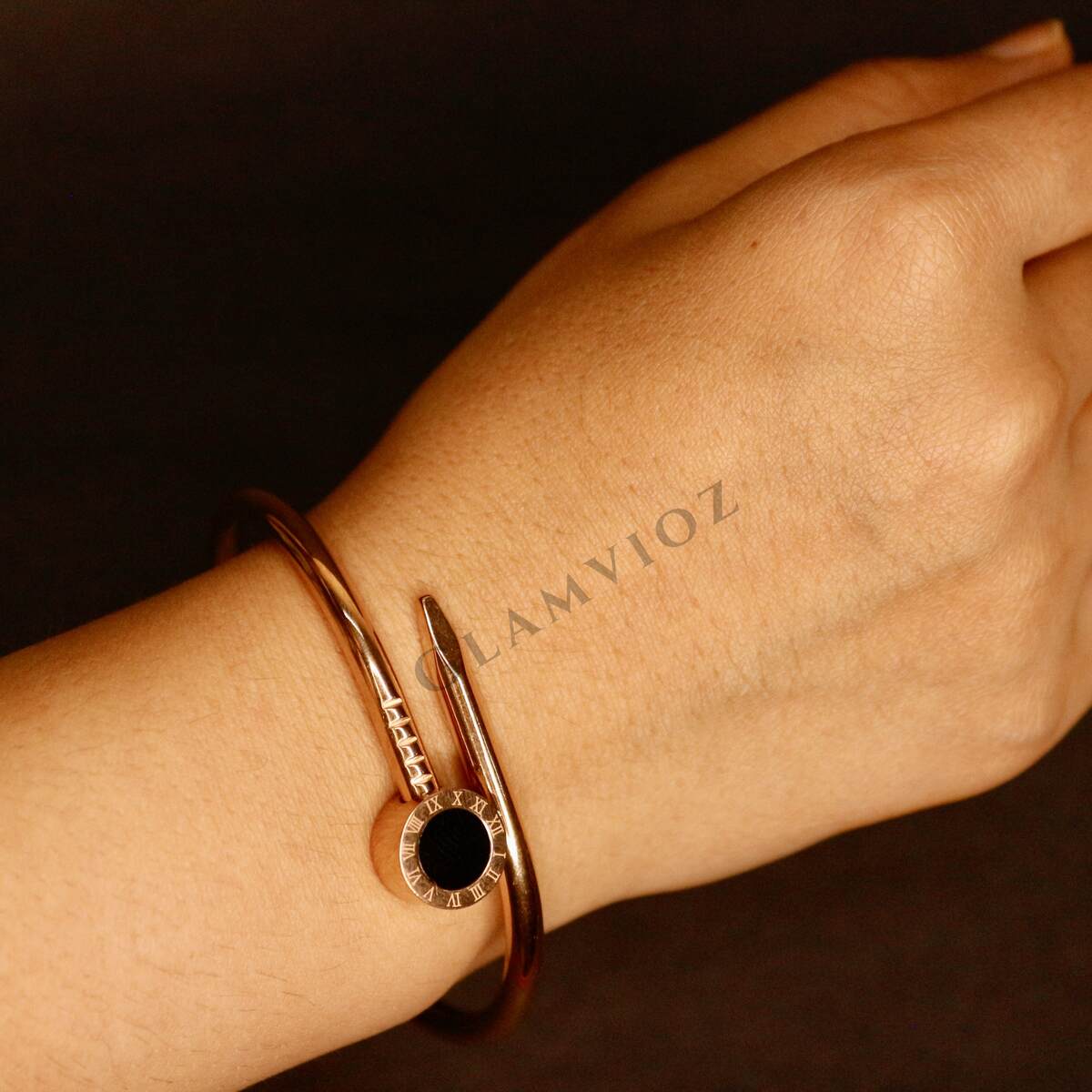 Nail Bracelet Rose Gold