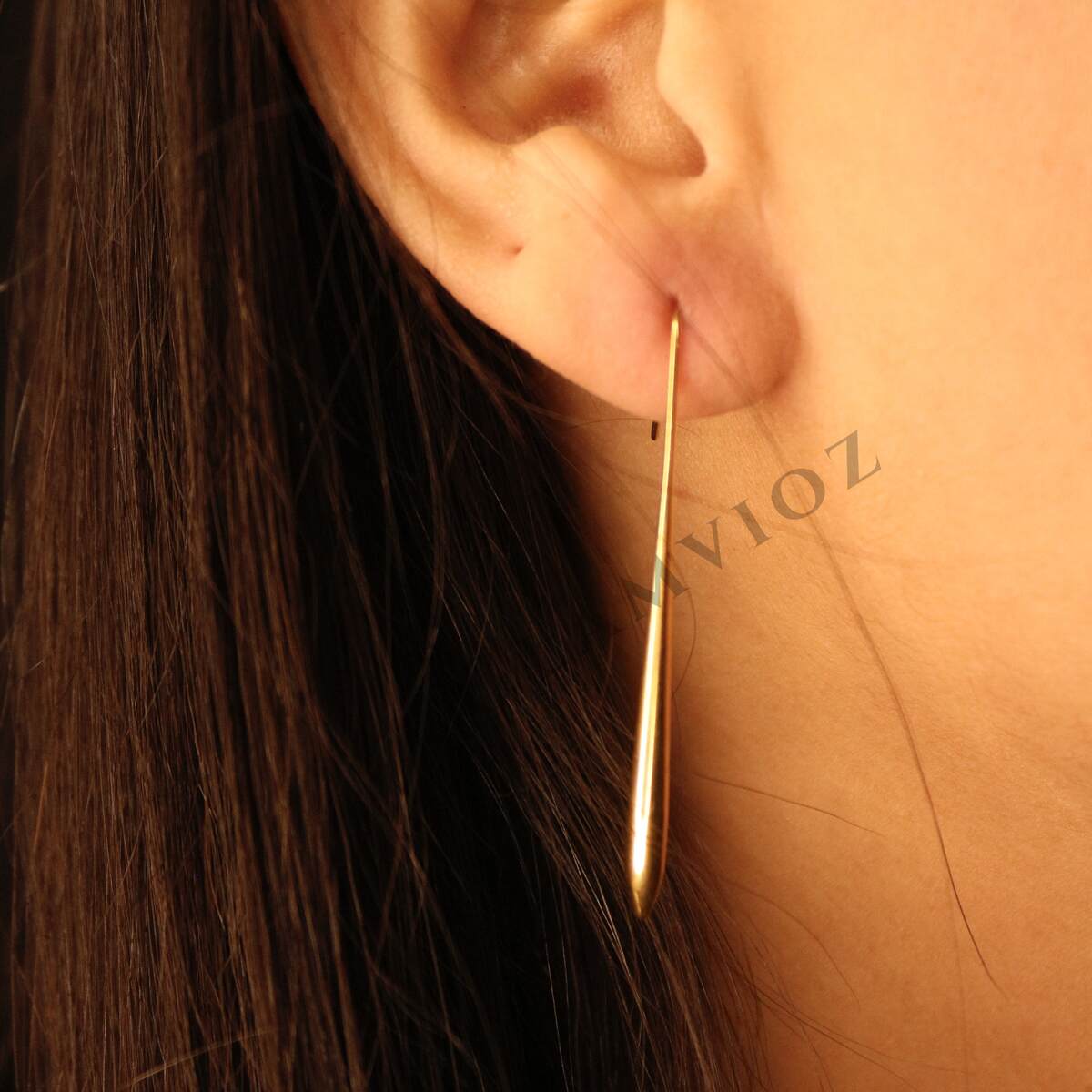 Sleek Drop Earrings