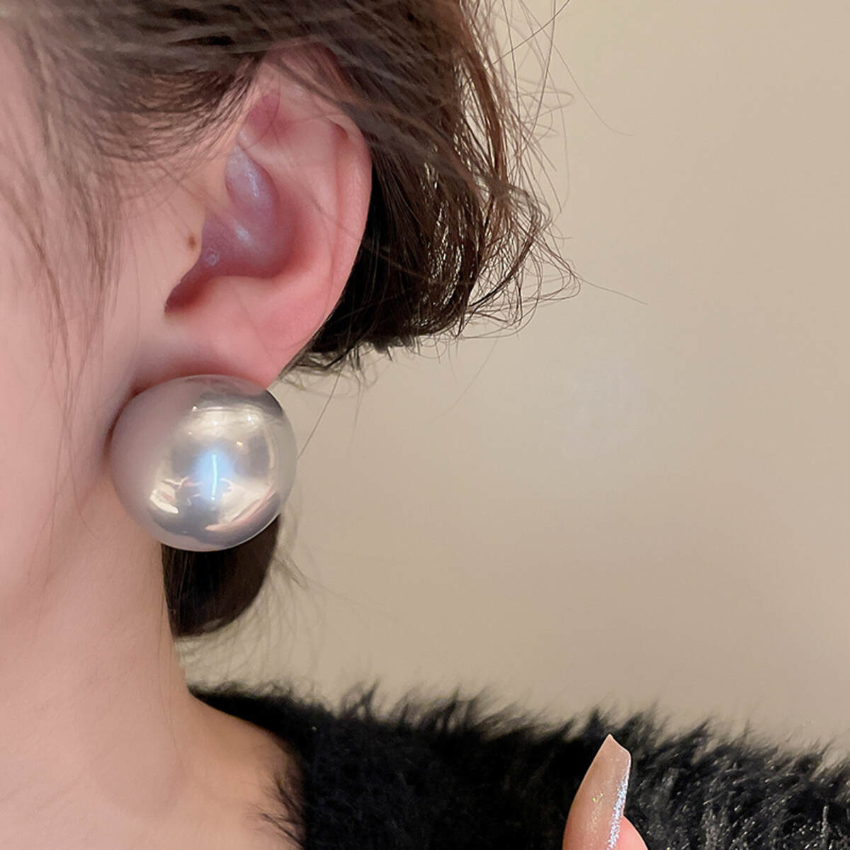 Pearl Oversized Earrings