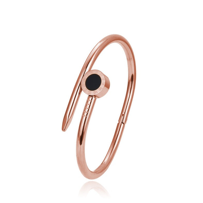 Nail Bracelet Rose Gold