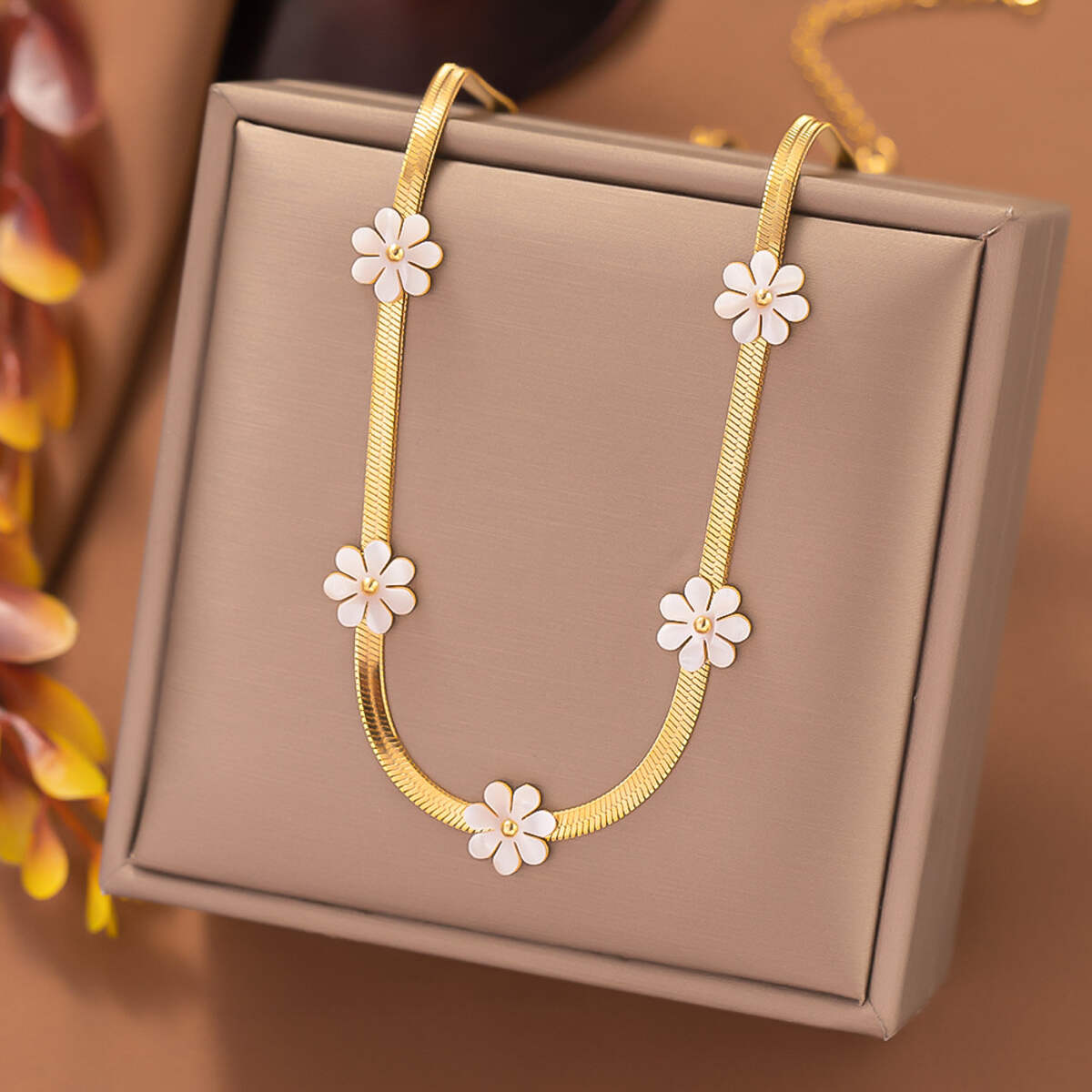 Petals of Gold Necklace