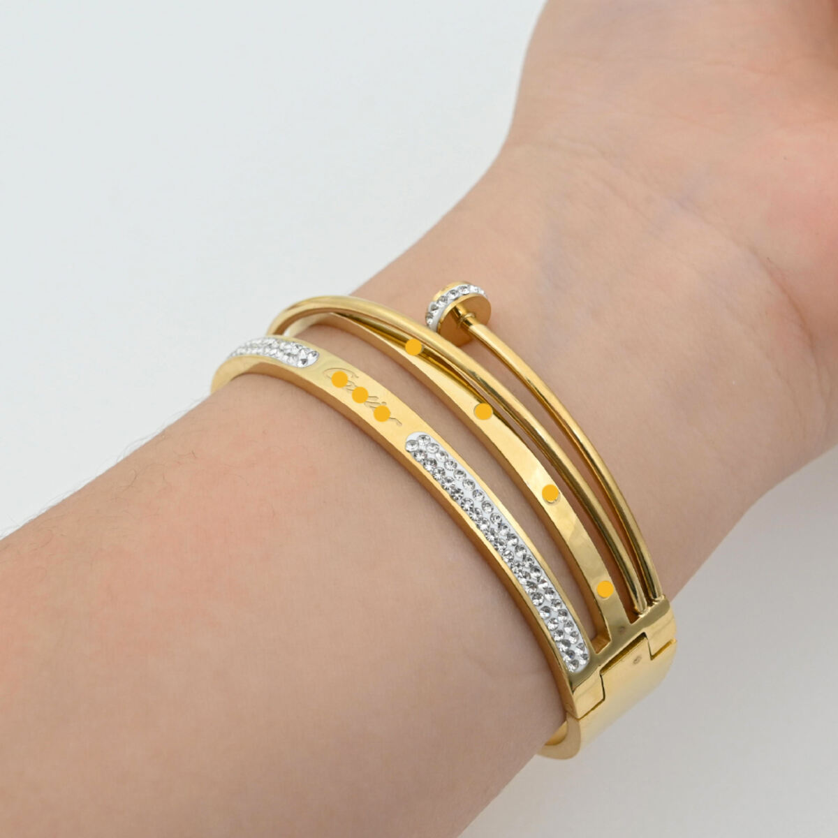 Radiant Gold Plated Wrist Bangle